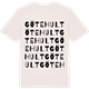 Vintage White t-shirt med Götehult ordlek t-shirt