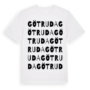Götruda ordlek t-shirt – ekologisk bomull t-shirt från Pinshirt