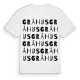 Grå hus ordlek t-shirt