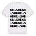 Grå son ordlek t-shirt