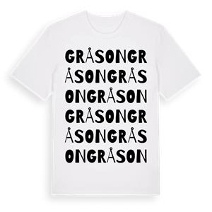Grå son ordlek t-shirt – ekologisk bomull t-shirt från Pinshirt