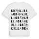 Grämkulla ordlek t-shirt