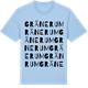 Blue Soul t-shirt med Gränerum ordlek t-shirt