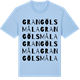 Blue Soul t-shirt med Grangölsmåla ordlek t-shirt