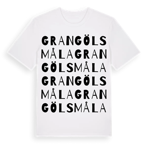Grangölsmåla ordlek t-shirt – ekologisk bomull t-shirt från Pinshirt