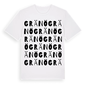 Gränö ordlek t-shirt – ekologisk bomull t-shirt från Pinshirt