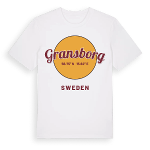 Gransborg cirkel t-shirt – ekologisk bomull t-shirt från Pinshirt