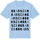 Blue Soul t-shirt med Gransebo ordlek t-shirt