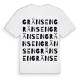 Gränsen ordlek t-shirt