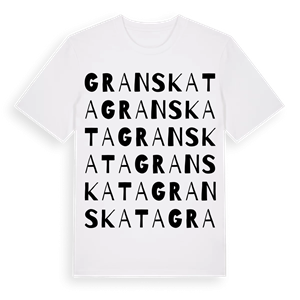 Granskata ordlek t-shirt – ekologisk bomull t-shirt från Pinshirt
