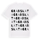 Granskata ordlek t-shirt