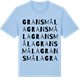 Blue Soul t-shirt med Gransmåla ordlek t-shirt