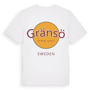 Gränsö cirkel t-shirt – ekologisk bomull t-shirt från Pinshirt
