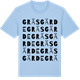 Blue Soul t-shirt med Gräsgärde ordlek t-shirt