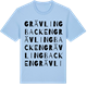 Blue Soul t-shirt med Grävlingbacken ordlek t-shirt