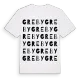 Greby ordlek t-shirt