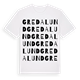 Gredalund ordlek t-shirt