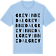 Blue Soul t-shirt med Grevinnedal ordlek t-shirt
