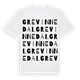 Grevinnedal ordlek t-shirt