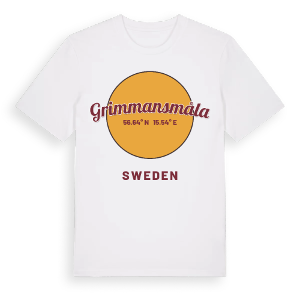 Grimmansmåla cirkel t-shirt – ekologisk bomull t-shirt från Pinshirt