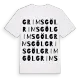 Grimsgöl ordlek t-shirt