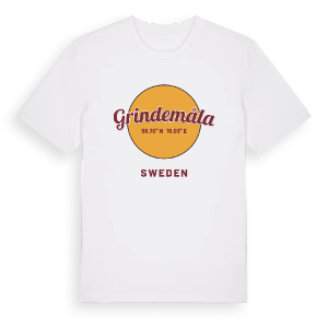 Grindemåla cirkel t-shirt – ekologisk bomull t-shirt från Pinshirt