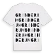 Grinderum ordlek t-shirt