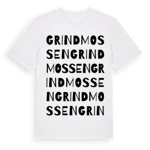 Grindmossen ordlek t-shirt – ekologisk bomull t-shirt från Pinshirt