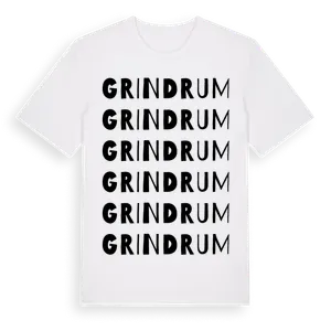 Grindrum ordlek t-shirt – ekologisk bomull t-shirt från Pinshirt