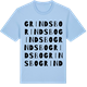 Blue Soul t-shirt med Grindsbo ordlek t-shirt