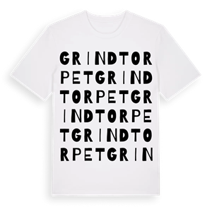 Grindtorpet ordlek t-shirt – ekologisk bomull t-shirt från Pinshirt