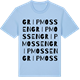 Blue Soul t-shirt med Gripmossen ordlek t-shirt