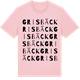 Pink Cotton t-shirt med Grisbäck ordlek t-shirt