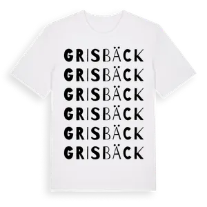 Grisbäck ordlek t-shirt – ekologisk bomull t-shirt från Pinshirt