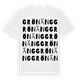 White t-shirt med Grönäng ordlek t-shirt