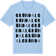 Blue Soul t-shirt med Gröndal ordlek t-shirt