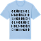 Blue Soul t-shirt med Gröneholm ordlek t-shirt