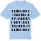 Blue Soul t-shirt med Grönhorvan ordlek t-shirt