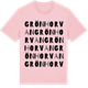 Pink Cotton t-shirt med Grönhorvan ordlek t-shirt