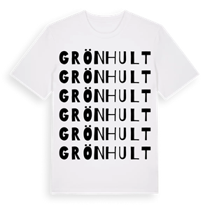 Grönhult ordlek t-shirt – ekologisk bomull t-shirt från Pinshirt