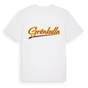 Grönkulla baseball t-shirt – ekologisk bomull t-shirt från Pinshirt