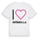 Jag älskar Grönkulla t-shirt stort tryck