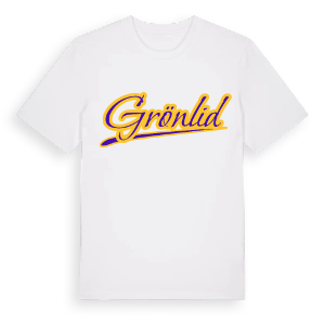 Grönlid baseball t-shirt – ekologisk bomull t-shirt från Pinshirt
