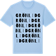 Blue Soul t-shirt med Grönlid ordlek t-shirt