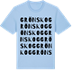 Blue Soul t-shirt med Grönskog ordlek t-shirt
