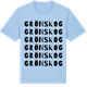 Blue Soul t-shirt med Grönskog ordlek t-shirt