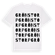 Grönstorp ordlek t-shirt