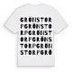 Grönstorp ordlek t-shirt