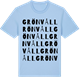 Blue Soul t-shirt med Grönvåll ordlek t-shirt