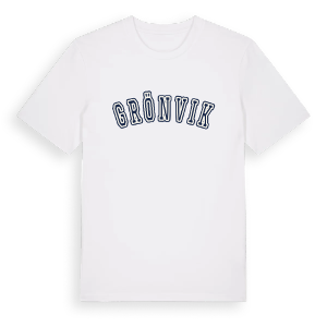 Grönvik college t-shirt – ekologisk bomull t-shirt från Pinshirt